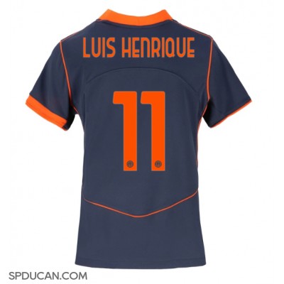 Zenski Nogometni Dres Inter Milan Luis Henrique #11 Rezervni 2025-26 Kratak Rukav Zenski Nogometni Dres Inter Milan Luis Henrique #11 Rezervni 2025-26 Kratak Rukav